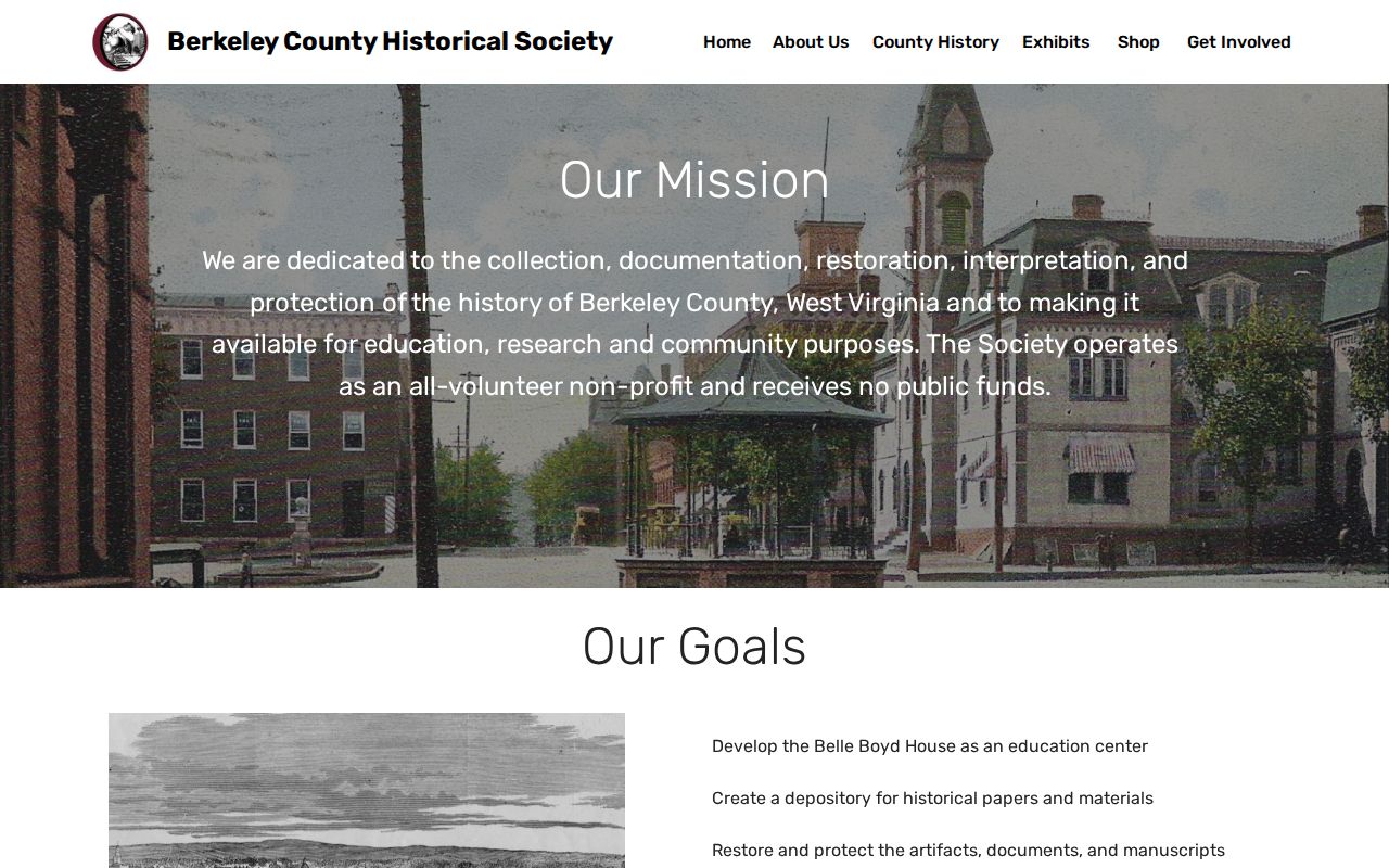 Historic Berkeley County Society Archives and Research Center website